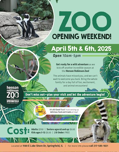 zoo Springfield Park District Welcomes Guests Back for a Wild New